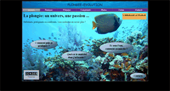Desktop Screenshot of plongee-evolution.com